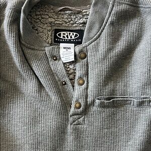 Rugged Wear Gray Henley Shirt